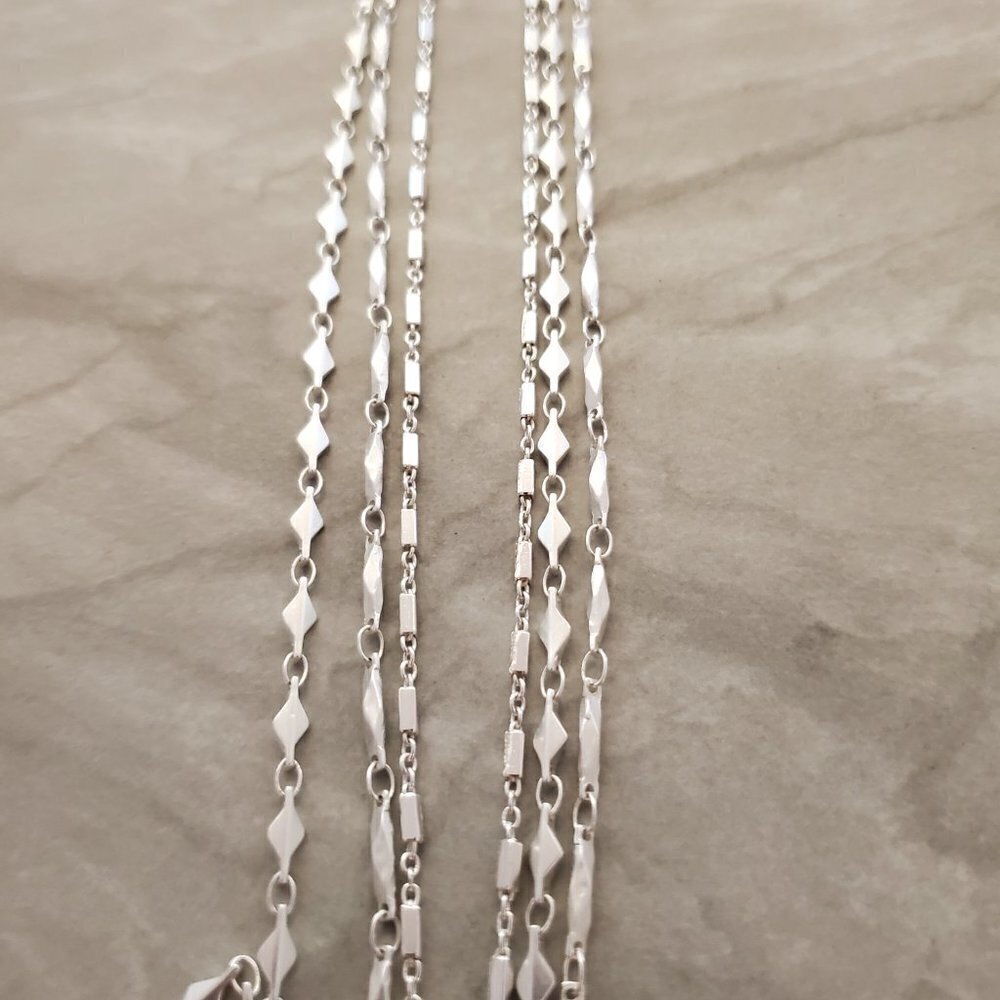 ✨ Stella and Dot Mother Of Pearl Aurelia 3 in 1 Necklace ✨ - Picture 6 of 11
